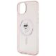 6. Karl Lagerfeld IML Choupette MagSafe case for iPhone 15 Plus - pink