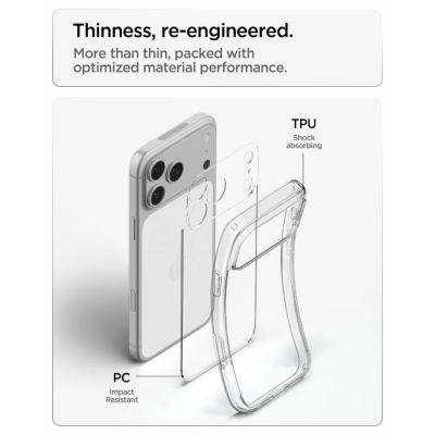 7. Spigen Ultra Hybrid Case for iPhone 18 Pro Max / 17 Pro Max - Transparent