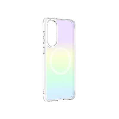 4. AmazingThing Minimal Mag Case with Magnetic Ring for Samsung Galaxy S25 Edge - Iridescent