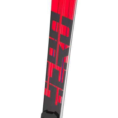 4. ROSSIGNOL HERO Athlete GS PRO (R21) skis + LOOK NX7 GW B73 bindings Black Hot Red