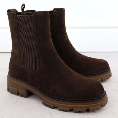 13. Brown Women’s Leather Chelsea Boots Sergio Leone TR25733-S