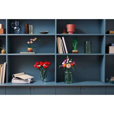 11. LEGO ICONS 10342 Botanicals - Beautiful Bouquet of Pink Flowers