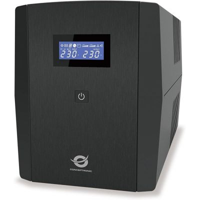 7. UPS power supply CONCEPTRONIC ZEUS USV 1200VA 720W 6xIEC Socket HID,LAN,USB