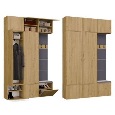 4. HAGA III 2SZ1W ARTISAN Hallway Wardrobe