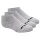 3. Skechers 3pk Unisex Non Terry No Show S114041-020 Gray 39-42