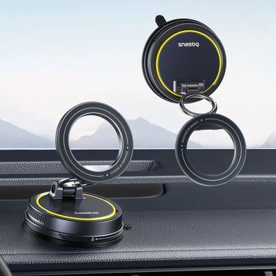 15. Baseus VC2 Flex Universal Magnetic Car Holder - Black