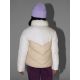8. Girls' puffer jacket with synthetic down filling 4F 4FJRAW25TDJAF0807-12S