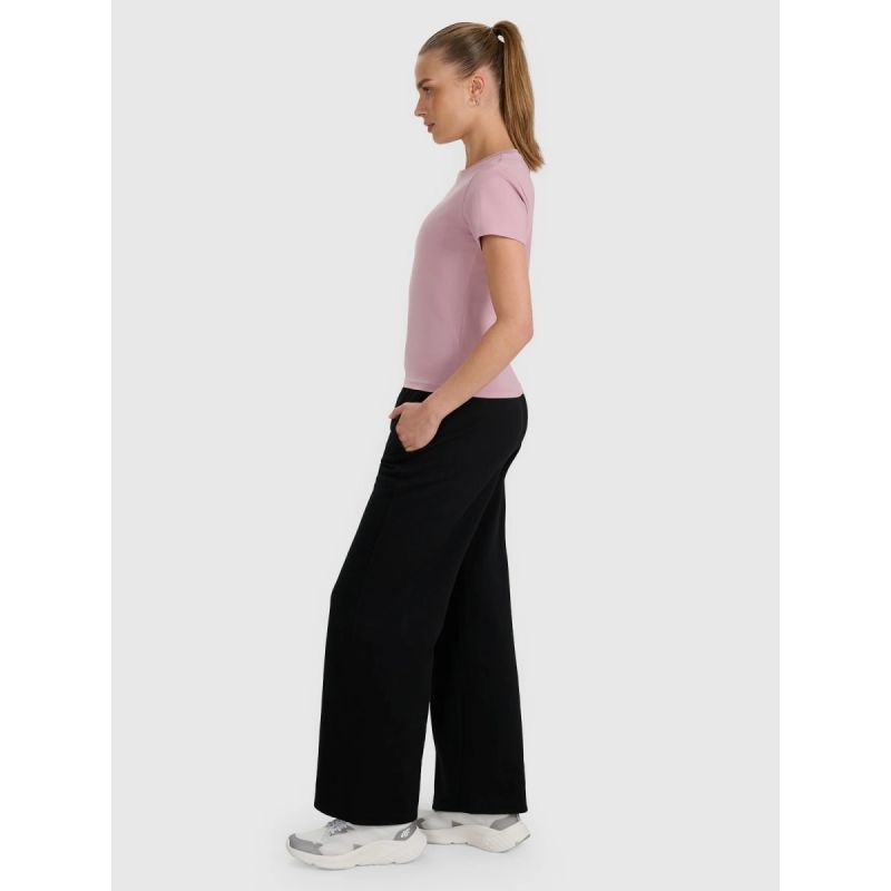 3. Women's wide-leg sweatpants 4F 4FRAW25TTROF1614-20S