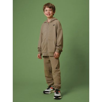 3. Boy's loose hooded sweatshirt 4F 4FJRSS26TSWSM3051-83S