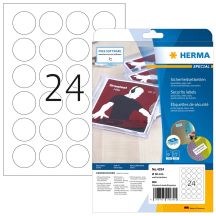 HERMA Sicherheitsetiketten takes 40 mm rounds Foils 600 St.