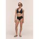 4. CASALL V-Neck Crossback Bikini Top Black