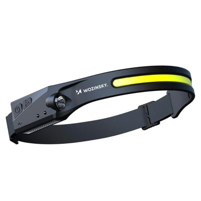 Wozinsky WLC-1200 350lm CREE LED Headlamp IPX4 with Motion Sensor - Black