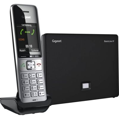 3. Gigaset BasicLine IP + COMFORT 500HX DECT Phone Caller Name and ID Black, Silver
