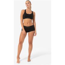 Women’s thermal underwear Super.natural Tundra175 Hipster 2Pack – jet black/jet black, size: S