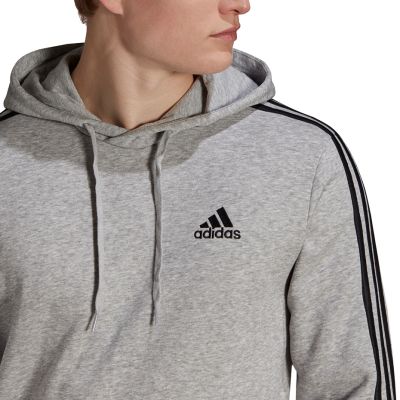 19. adidas Essentials Fleece 3-Stripes Hoodie M GK9084