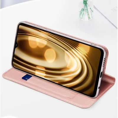 16. Dux Ducis Skin Pro case for Oppo Reno 8 flip cover card wallet stand blue