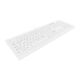 2. Contour Design Active Key AK-C8100F-UVS-W/GE Medical Keyboard USB QWERTZ German White