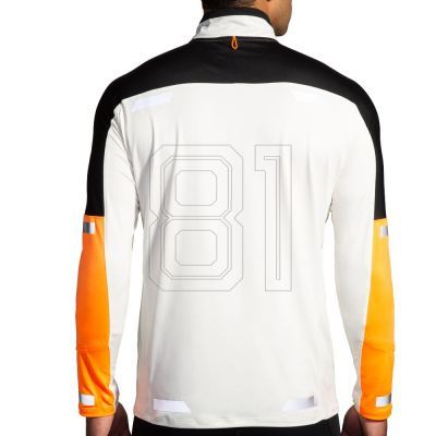 8. Brooks Running Run Visible 1/2 zip 2.0 sweatshirt 211516167