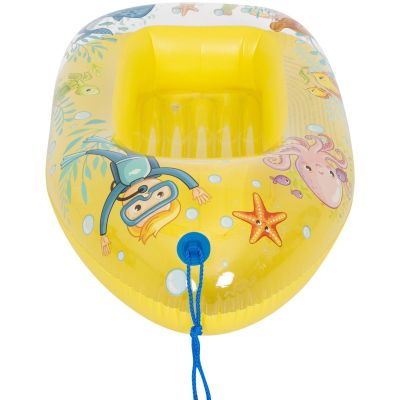 7. INFLATABLE BOAT FOR SWIMMING 112x70CM 37593 YELLOW