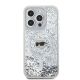 3. Karl Lagerfeld Liquid Glitter Karl Head MagSafe case for iPhone 15 Pro - transparent