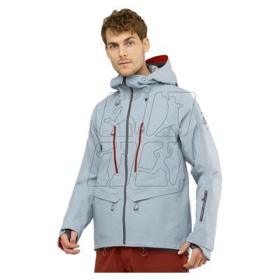 3. Salomon Outpeak M LC1404400 Ski Jacket