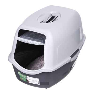 11. DIAMENTIQ BAYA litter box light gray/dark gray - cat litter box