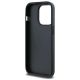 7. DKNY Quilted Stack Logo iPhone 14 Pro Case - Black