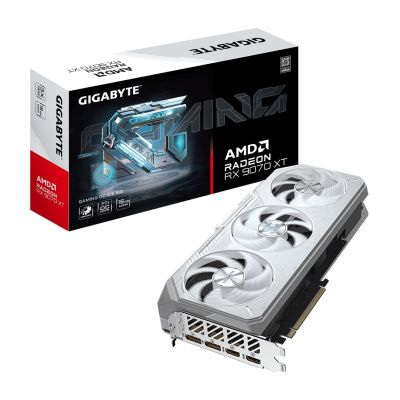 24. Gigabyte Radeon RX 9070 XT GAMING OC ICE 16G Graphics Card