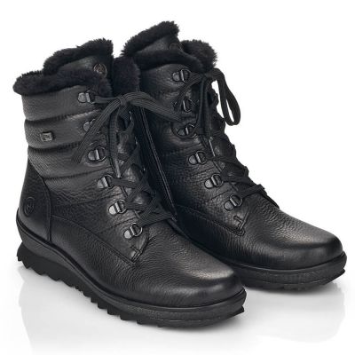 24. Remonte W RKR629B insulated leather ankle boots, black