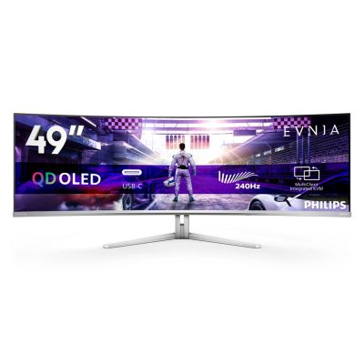 110. Philips Evnia 8000 49M2C8900/00 computer monitor 124.2 cm (48.9") 5120 x 1440 px Dual QHD QDOLED White
