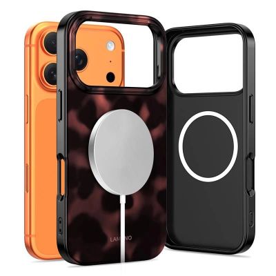 2. Tech-Protect Lamano MagSafe Case for iPhone 17 Pro Max - Black and Red