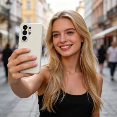 6. Tech-Protect Silicone MagSafe Case for Samsung Galaxy S26 Ultra - Beige