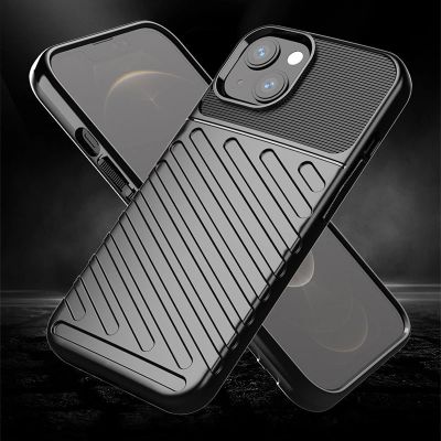 4. Thunder Case Flexible Tough Rugged Cover TPU Case for iPhone 13 mini green