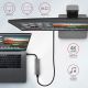 6. AXAGON HMC-5G21 USB-HUB 2x USB-A + 2x USB-C + HDMI 4K/30Hz, USB-C 3.1 - 13cm