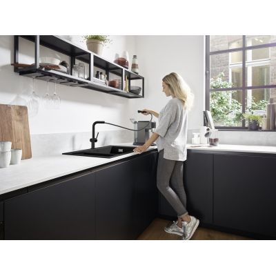 2. Hansgrohe Talis M54 kitchen faucet kokkenarmatur 270 1jet med udtak, matt sort