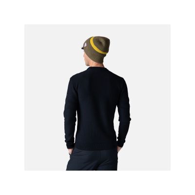 4. Rossignol Stripes Rn Knit Sweater Black