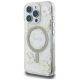 2. Guess Resin Flowers Glitter MagSafe iPhone 16 Pro Case - Beige