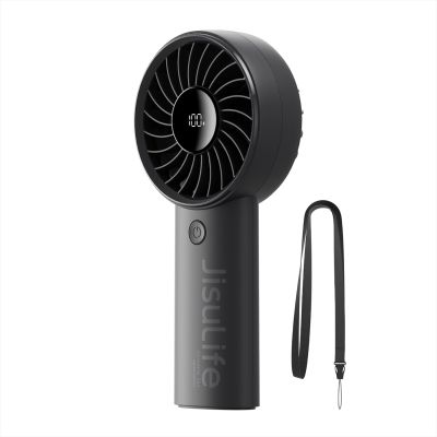 Jisulife Handheld Fan Life4 5000mAh Portable USB Fan - Black