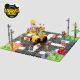 3. Marioinex Mini Waffle Building Blocks - City: Street, 280 pieces