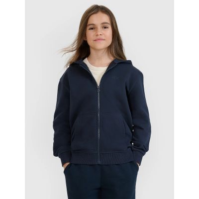 Girls’ 4F Zip-Up Hoodie 4FJWMM00TSWSF1861-31S