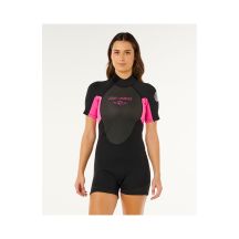 Pianka neoprenowa damska Rip Curl Omega Back Zip Springsuit - black/pink rozmiar: s