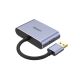 2. UNITEK V1304A Cable Adapter 0.15m USB Type-A HDMI + VGA (D-Sub) Gray