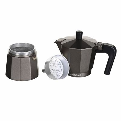 7. Aluminum coffee maker (6 cups; 300 ml) MR-1666-6-BROWN MAESTRO