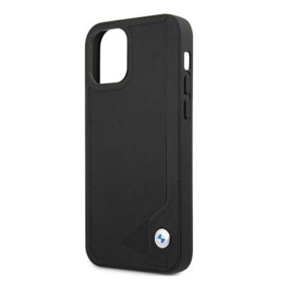 6. BMW Leather Deboss Case for iPhone 12 / iPhone 12 Pro - Black