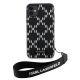 3. Karl Lagerfeld KLHCN61SAKLMBSK iPhone 11 / Xr 6.1" black/black hardcase Monogram Losange Saffiano