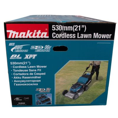 16. MAKITA DLM533Z 2x18V Body Lawn Mower (without battery and charger)