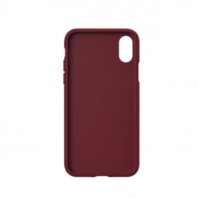 5. Adidas OR Molded PU Suede case for iPhone X / XS - burgundy