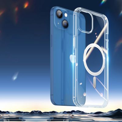 13. Dux Ducis Clin magnetic case for iPhone 14 Plus compatible with MagSafe transparent