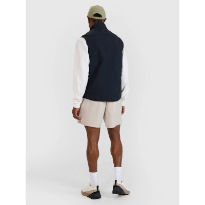 6. Men's sleeveless vest with stand-up collar 4F 4FWSS25TVJAM194-20S