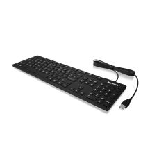 KeySonic KSK-8030 IN (US) Keyboard Industrial USB QWERTY US English Black